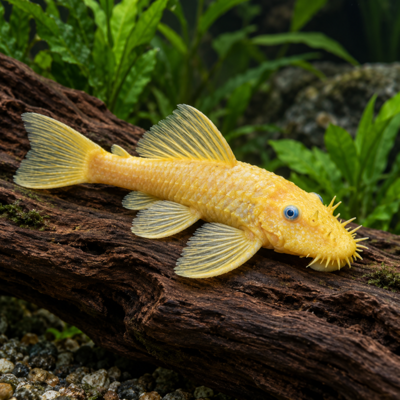 Blue eye lemon bristlenose pleco