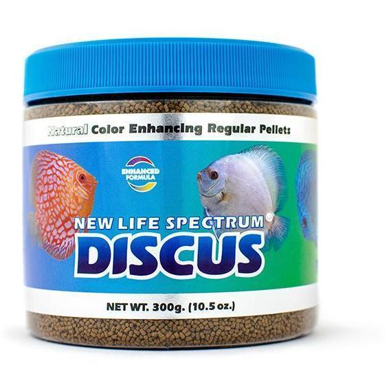 New Life Spectrum Discus Color-Enhancing Fish Food Pellets Regular (1-1.5mm) 10.5 oz